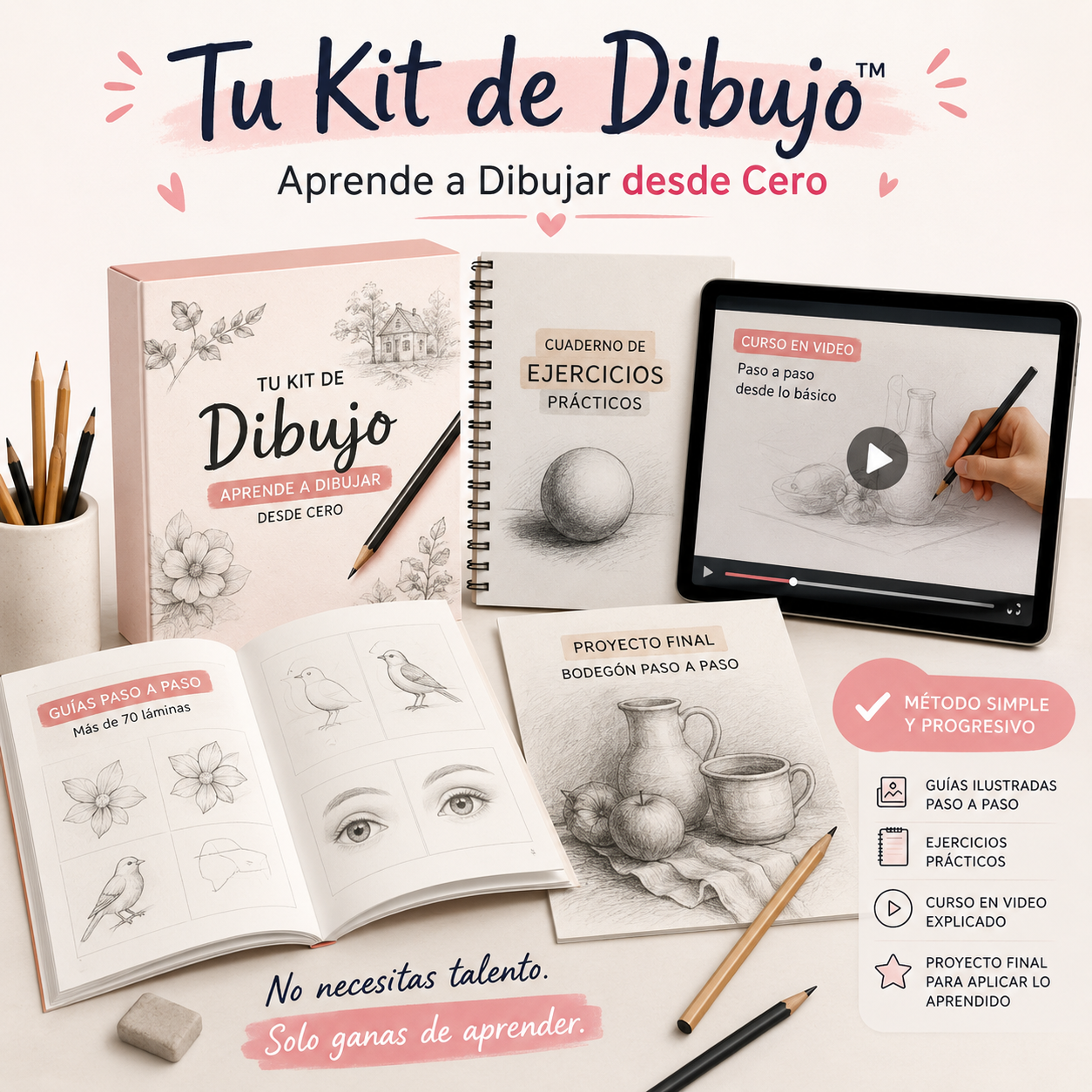 Tu Kit de Dibujo™  Aprende a Dibujar desde Cero
